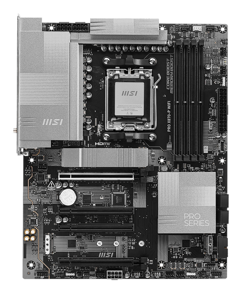 MOTHERBOARD MSI (PRO X870-P WIFI) SOCKET AM5, 4*DDR5 8200, 1*HDMI,1*USB-C, 3*M.2, ATX