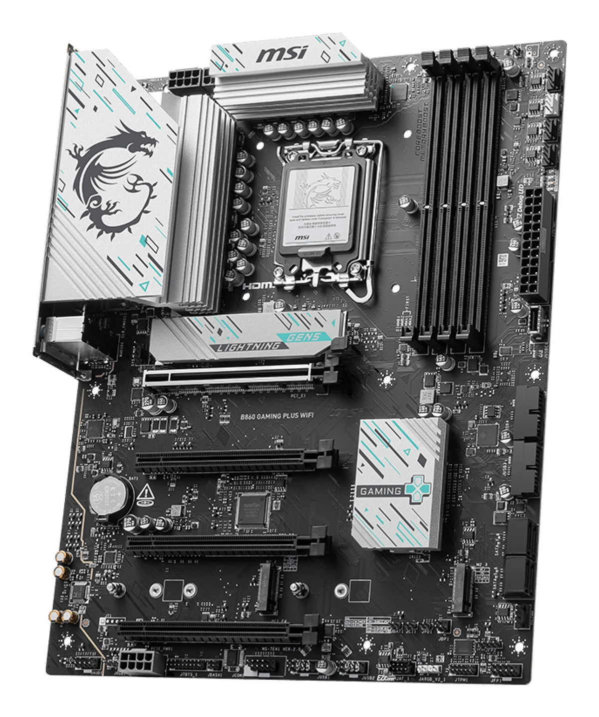 MOTHERBOARD MSI (B860 GAMING PLUS WIFI) SOCKET 1851, 4*DDR5 8800 MHZ, HDMI, DP, 3*M.2, ATX