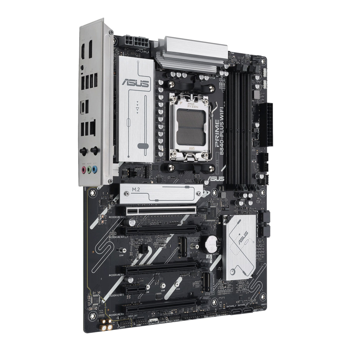 MOTHERBOARD ASUS (PRIME B840-PLUS WIFI-CSM) SOCKET AM5,4*DDR5,HDMI,DP,PCIE-4.0,WIFI6E, ATX