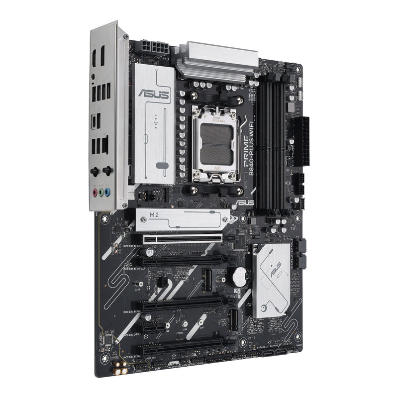 MOTHERBOARD ASUS (PRIME B840-PLUS WIFI-CSM) SOCKET AM5,4*DDR5,HDMI,DP,PCIE-4.0,WIFI6E, ATX