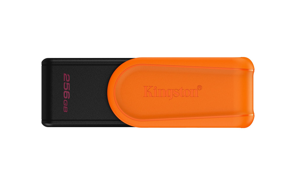 MEMORIA USB KINGSTON (DTXS/256GB) 256GB DATA TRAVELER EXODIA S, PLASTICA, NEGRO/NARANJA US