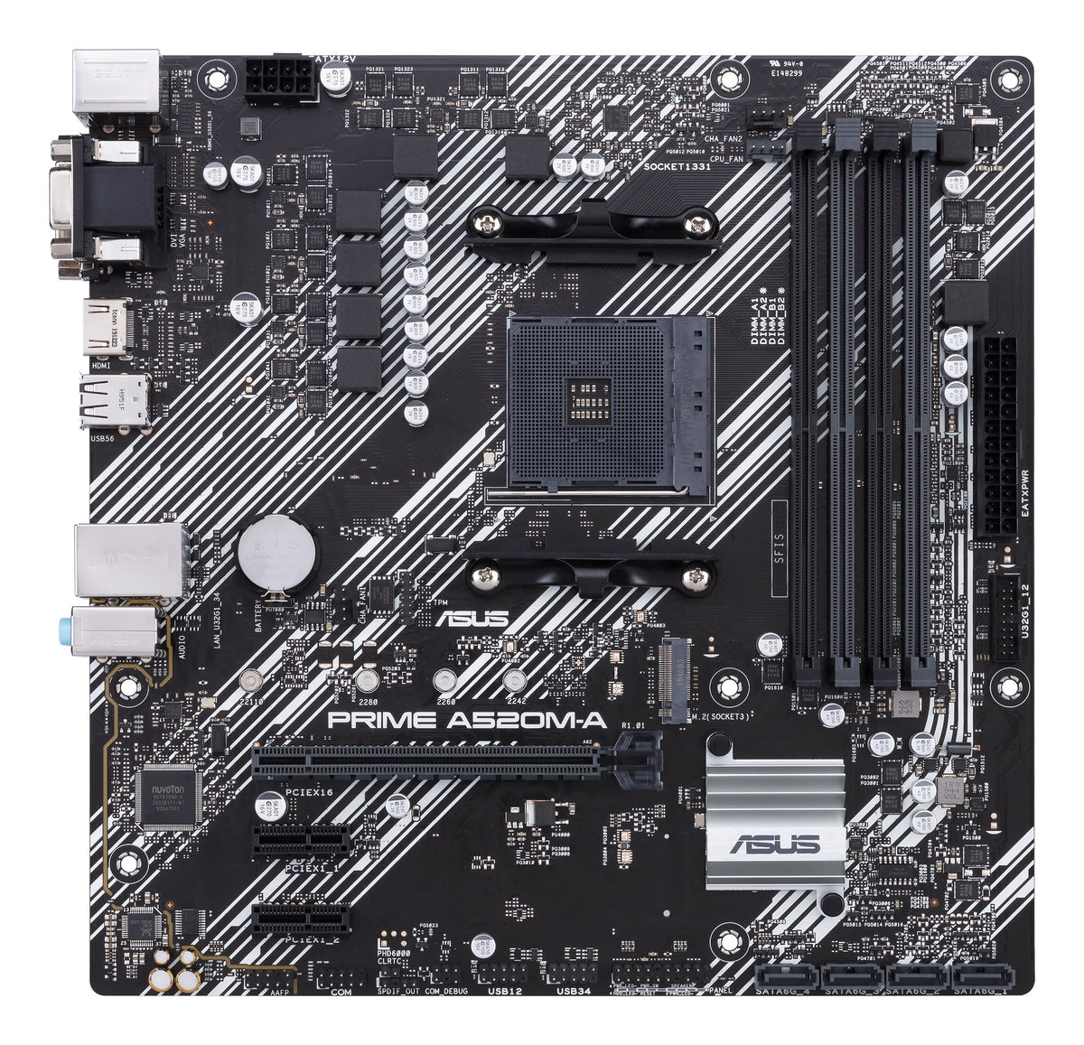 MOTHERBOARD ASUS (PRIME A520M-A II/CSM) SOCKET AM4