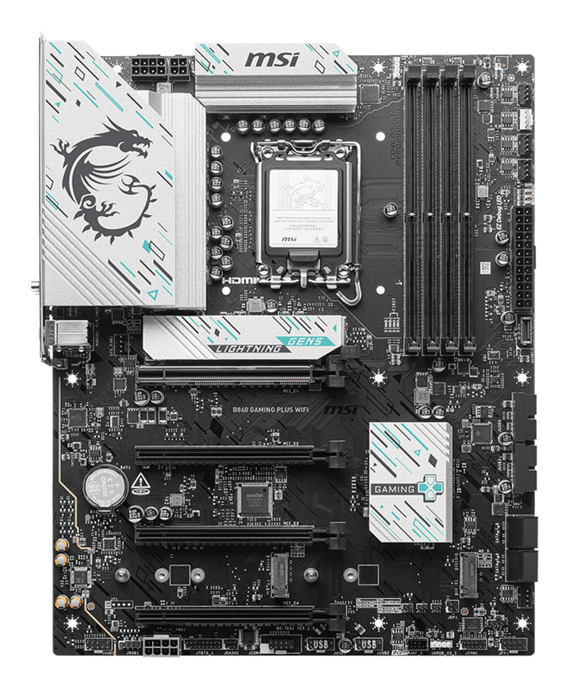 MOTHERBOARD MSI (B860 GAMING PLUS WIFI) SOCKET 1851, 4*DDR5 8800 MHZ, HDMI, DP, 3*M.2, ATX