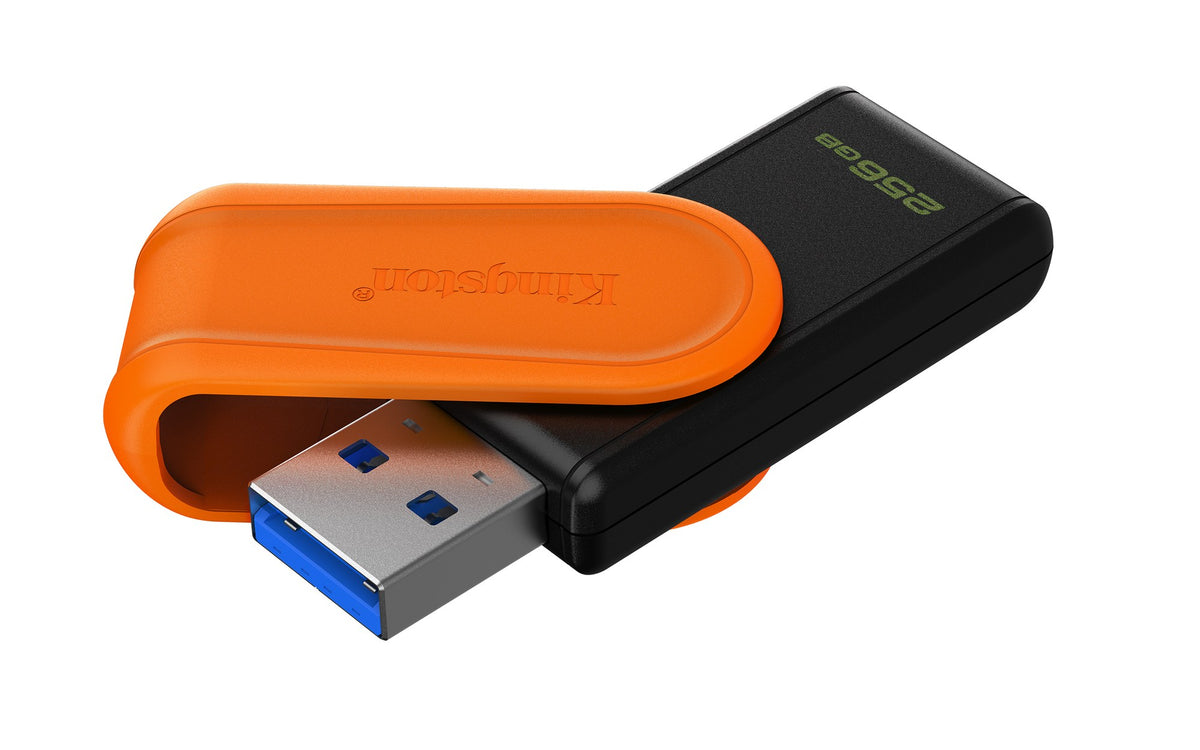 MEMORIA USB KINGSTON (DTXS/256GB) 256GB DATA TRAVELER EXODIA S, PLASTICA, NEGRO/NARANJA US