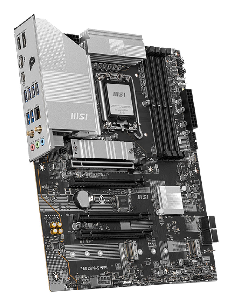 MOTHERBOARD MSI (PRO Z890-S WIFI) SOCKET 1851, 4*DDR5 9200, HDMI, DP, THUNDEBOLT, 4*M.2, A