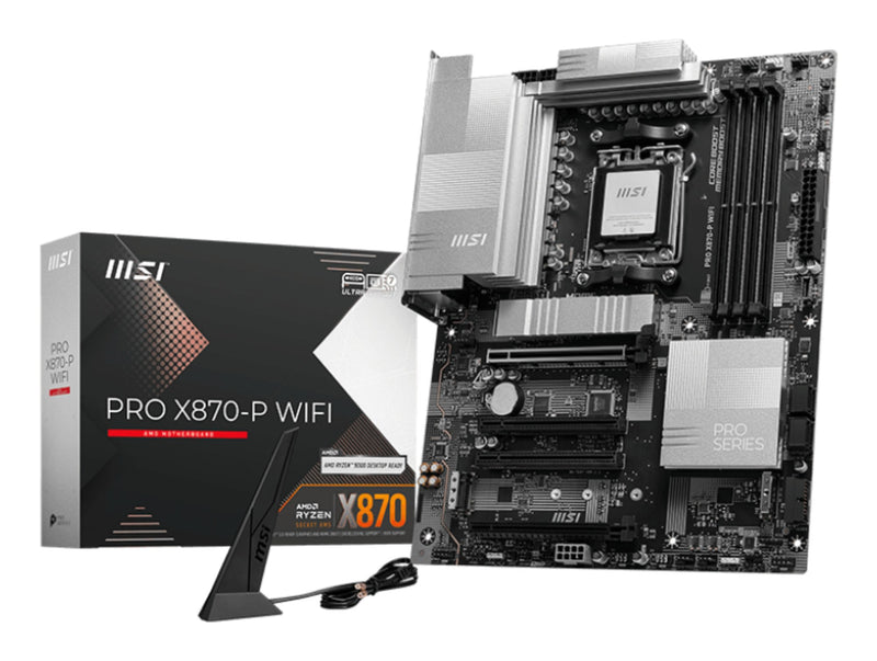 MOTHERBOARD MSI (PRO X870-P WIFI) SOCKET AM5, 4*DDR5 8200, 1*HDMI,1*USB-C, 3*M.2, ATX
