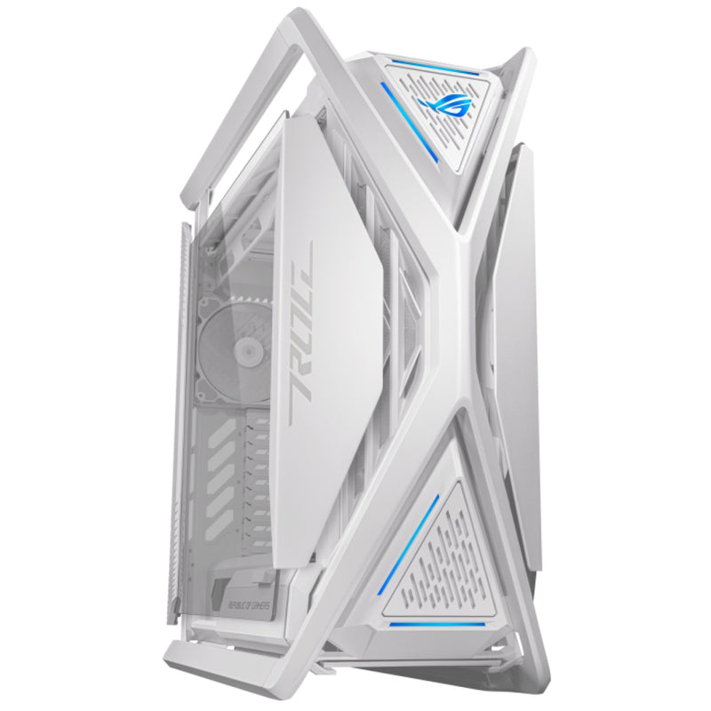 GABINETE ASUS (GR701 ROG HYPERION WHITE EDITION) BLANCO, MEDIA TORRE,MALLA,S/FUENTE