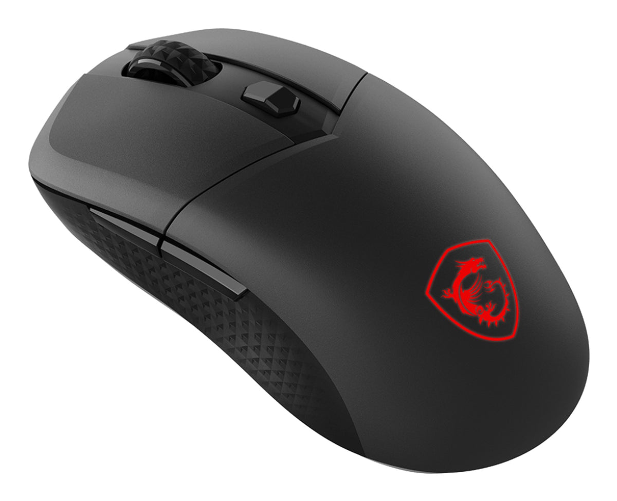 MOUSE INALAMBRICO MSI (VERSA 300 W) 8000DPI, TIPO C, 6 BOTONES NEGRO