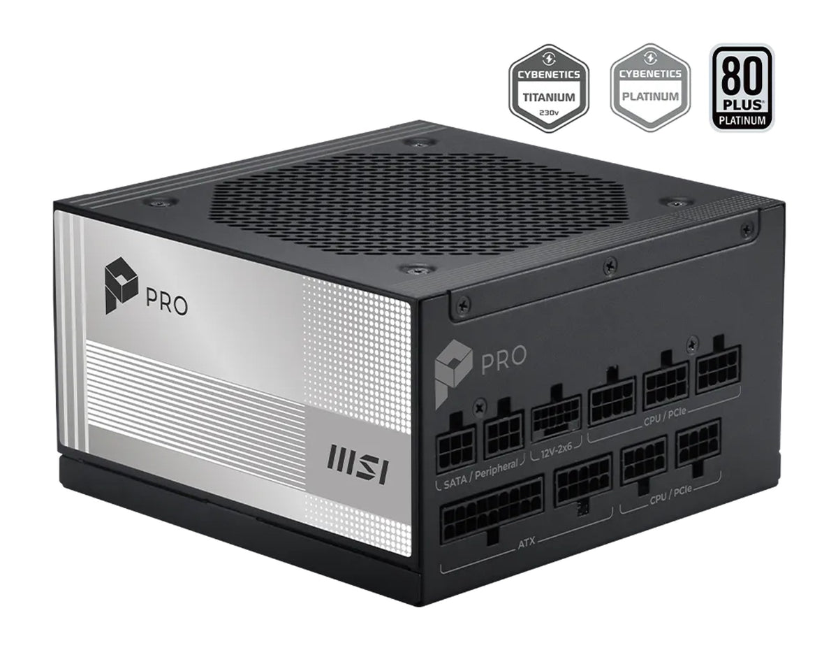 FUENTE DE PODER MSI (PRO A850PL PCIE5) 850W, PCI 5