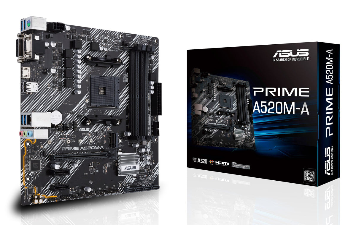 MOTHERBOARD ASUS (PRIME A520M-A II/CSM) SOCKET AM4