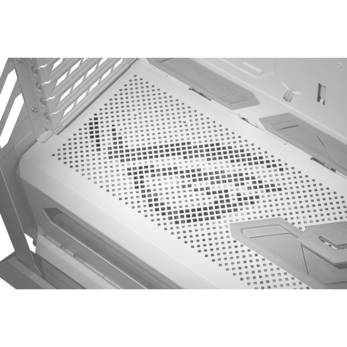 GABINETE ASUS (GR701 ROG HYPERION WHITE EDITION) BLANCO, MEDIA TORRE,MALLA,S/FUENTE