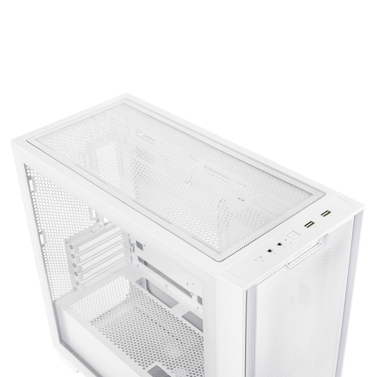 GABINETE ASUS (A21 ASUS CASE/WHT) BLANCO, VIDRIO TEMPLADO Y MALLA,SOPORTA BTF, MT, S/FUENT