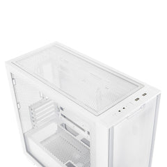 GABINETE ASUS (A21 ASUS CASE/WHT) BLANCO, VIDRIO TEMPLADO Y MALLA,SOPORTA BTF, MT, S/FUENT