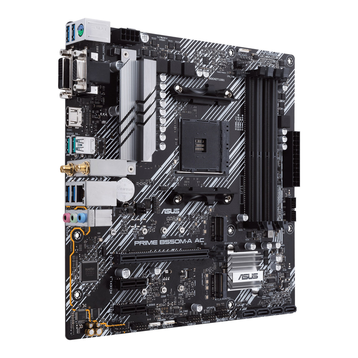 MOTHERBOARD ASUS (PRIME B550M-A AC) SOCKET AM4,4*D