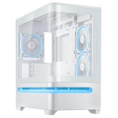 GABINETE ASUS PRIME AP202 TG ARGB WHITE