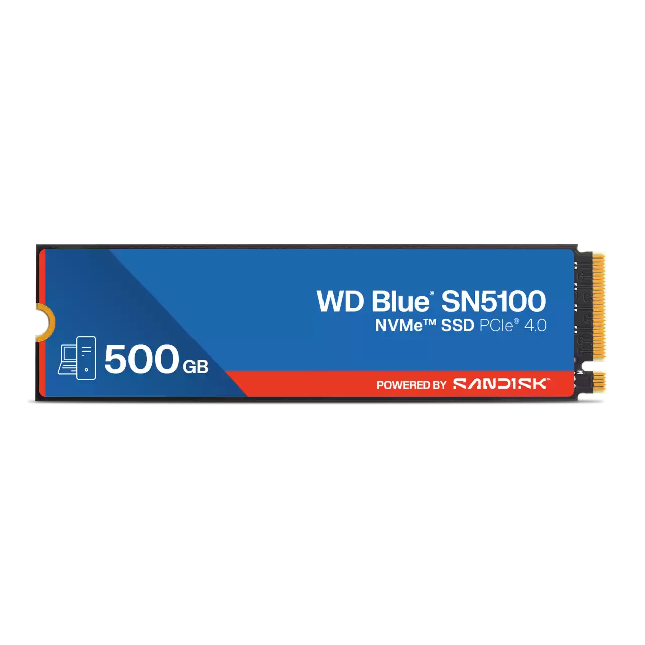 UNIDAD SSD M.2 WD 500GB (WDS500G5B0E) BLUE SN5100-1